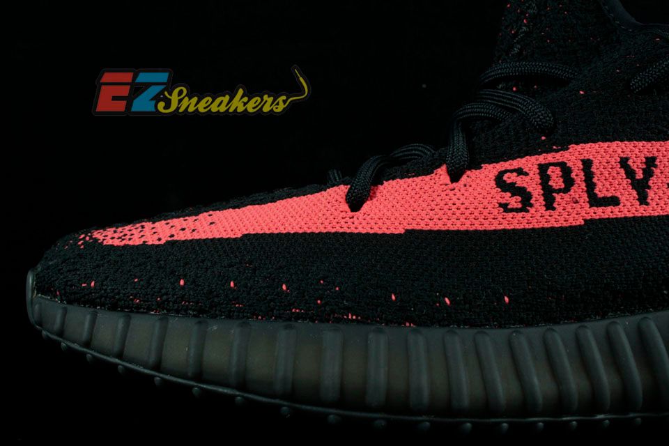 Adidas Yeezy Boost 350 v2 BY 9612 US 9 black / red